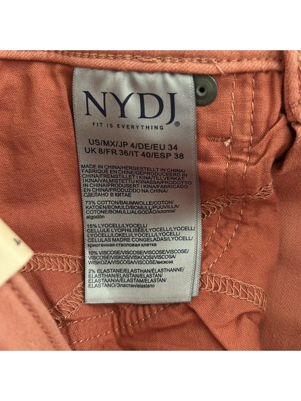 NWT NYDJ Chloe Capri Pants - Picture 5 of 10